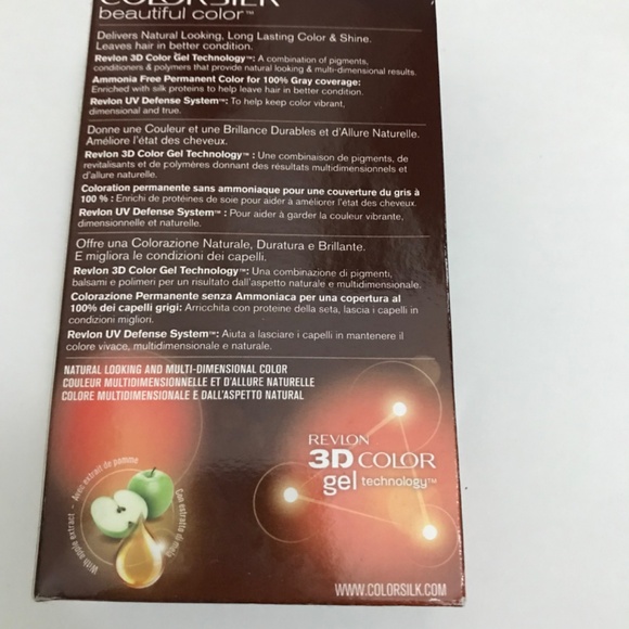 Revlon ColorSilk 3D Dark Golden Brown Color #37 - Picture 8 of 9